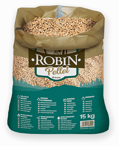 worek pelletu opałowego Robin do kupienia w Pyrzycach lub sklepie internetowym